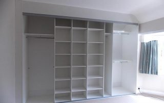 Fitted Bedroom Furniture 8 white mirrored sliding door wardrobe inner