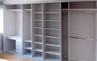 inside beautiful sliding-door wardrobes