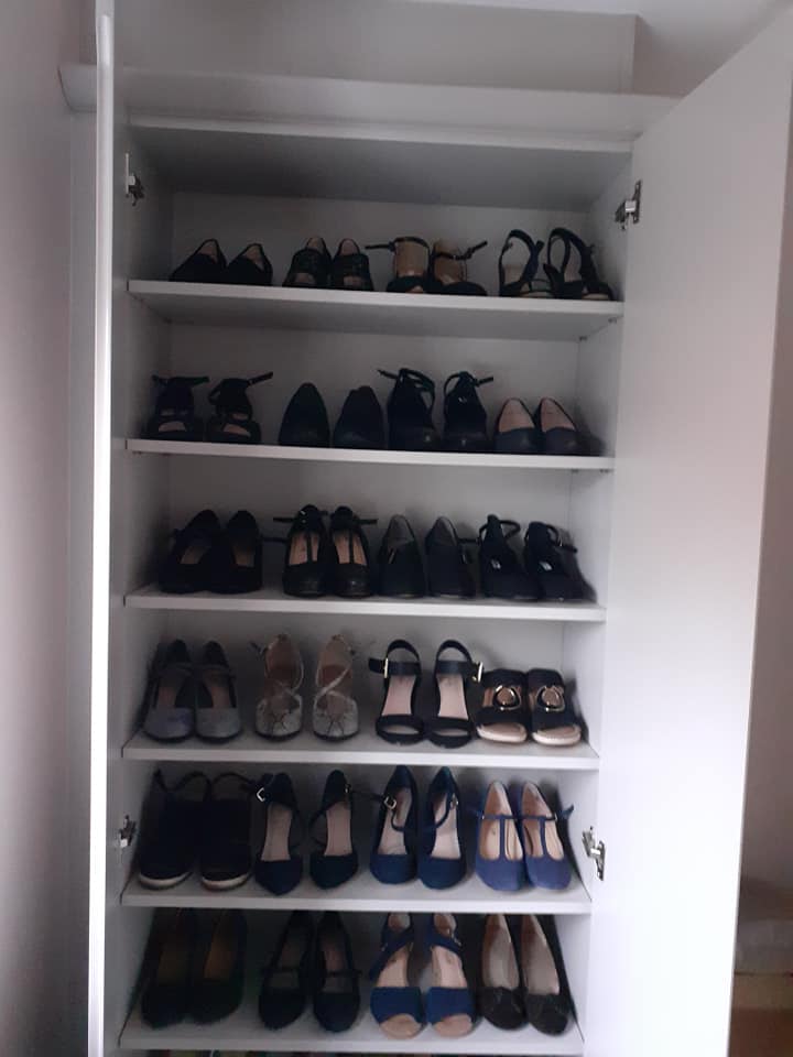 shoe-shelves hinged-wardrobe