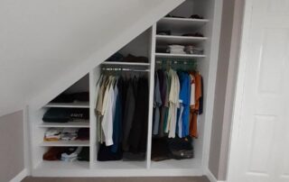 Four Oaks Loft Fitted Storage Hinged Wardrobe Style