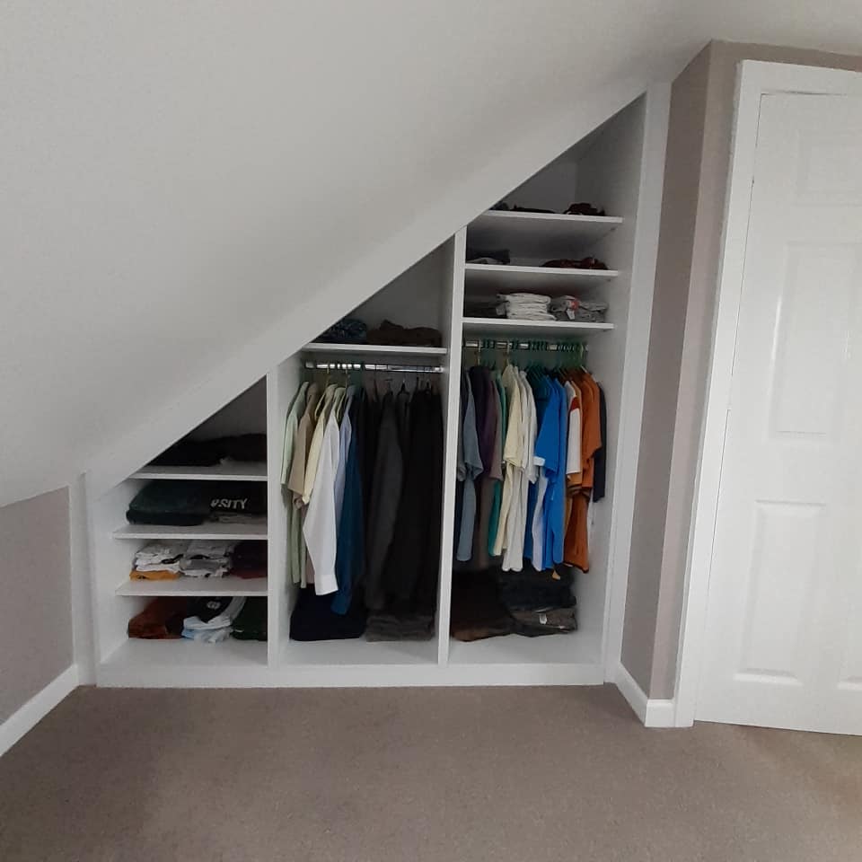 Four Oaks Loft Fitted Storage Hinged Wardrobe Style